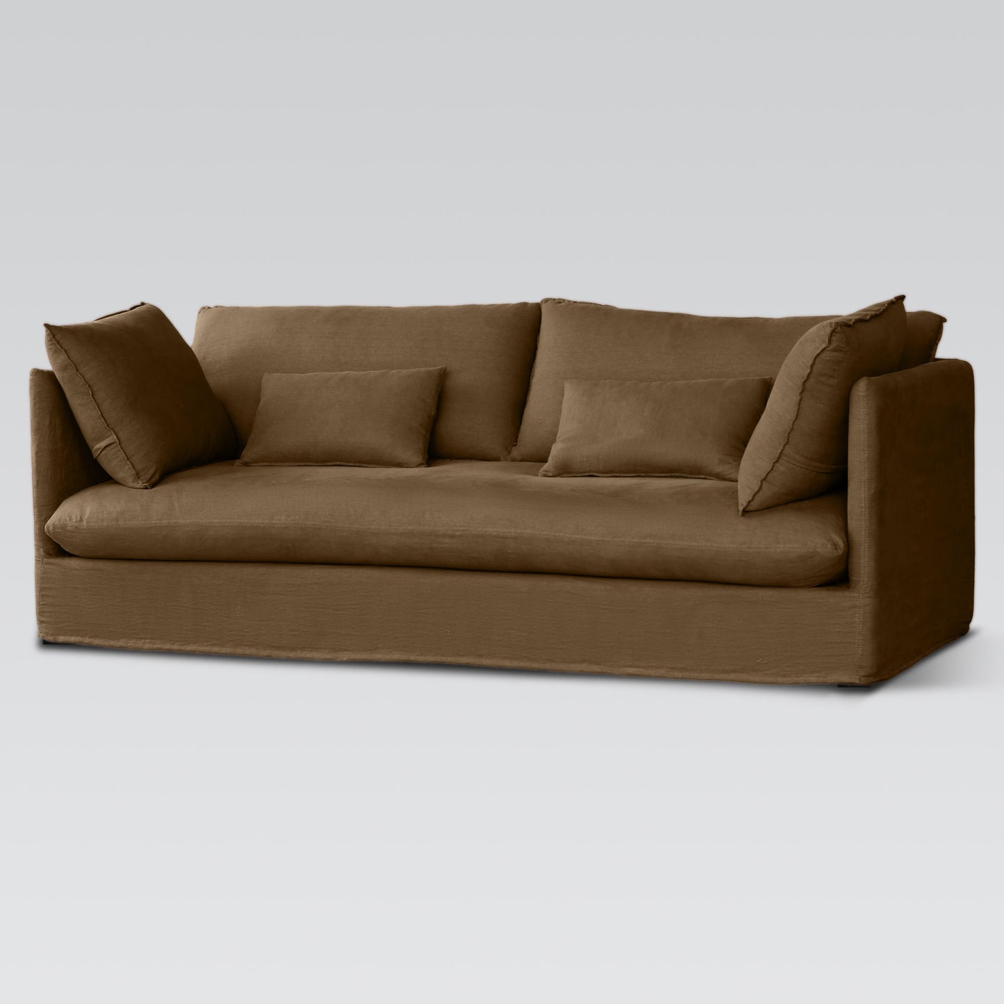 Discover the Amsterdam Sofa with linen-look upholstery and loose covers. A relaxed, contemporary sofa designed for comfort, durability, and effortless style.