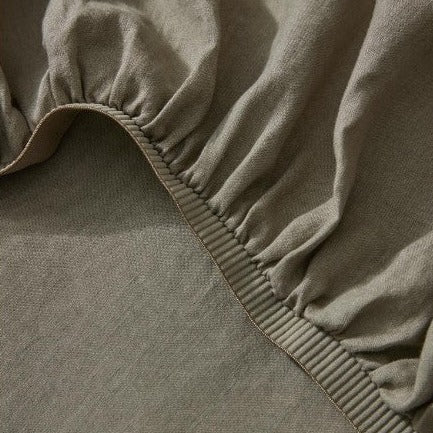 Luxe linen bed sheets prewashed for ultimate softness