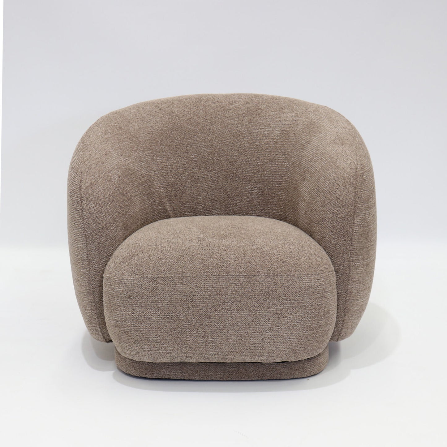 A soft, contemporary occasional chair in a warm cream tone, designed to bring comfort and understated elegance to any space.