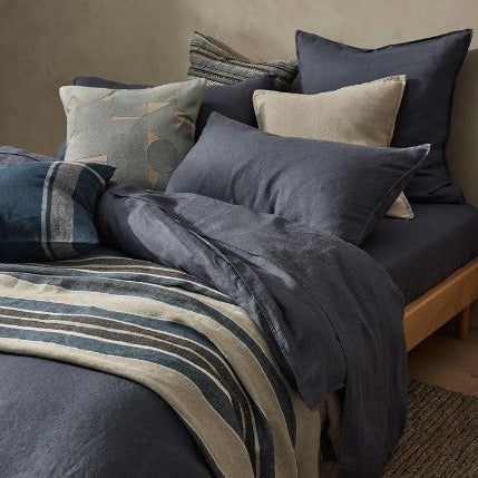 Ravello French flax linen sheets in soft neutral colour