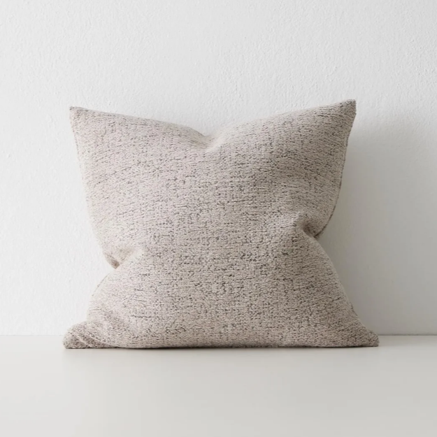 Shop the Laurent 50x50cm cushion – a rich chenille and dry yarn blend with subtle sheen, perfect for adding texture and elegance to contemporary interiors.