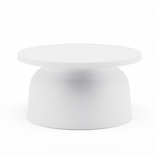White Milo side table, indoor and outdoor use – BLACK Concept Store