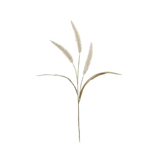 Shop 94 cm Cream Fountain Grass – a realistic faux plant with soft plumes, ideal for adding natural texture and height to home décor.