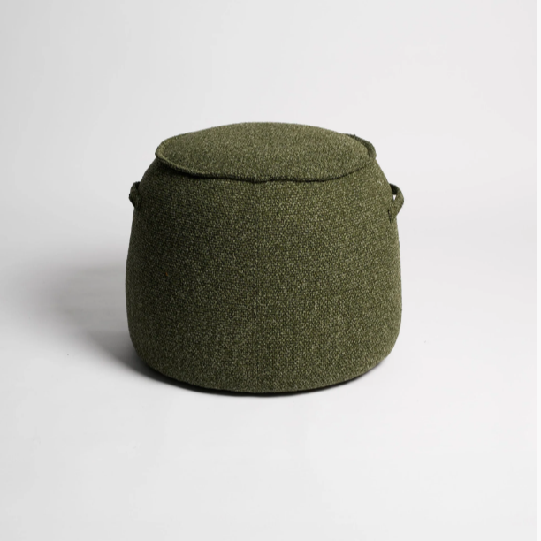 Organic-inspired Taylor Ottoman for seating or footrest