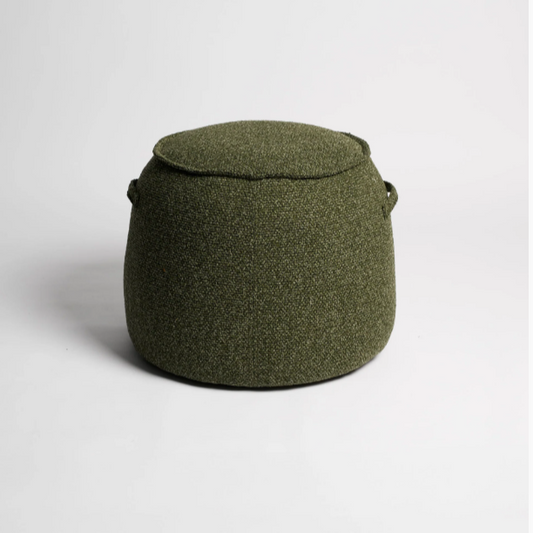 Organic-inspired Taylor Ottoman for seating or footrest