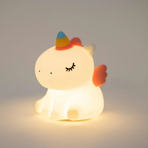 Unicorn Night Light in soft BPA-free silicone – BLACK Concept Store