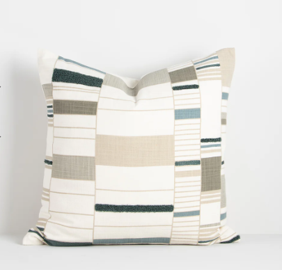 Neutral-toned Ana Cushion styled on a sofa – BLACK Concept Store