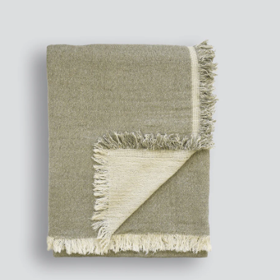 Reversible rustic Papyrus throw by Baya – BLACK Concept Store