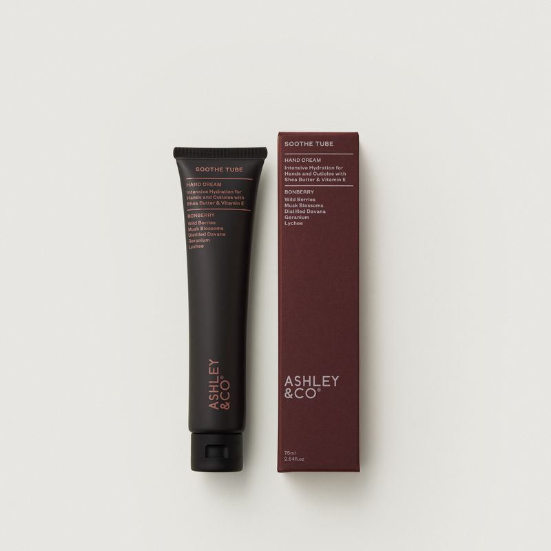 Travel hand and cuticle cream in Wild Berries scent