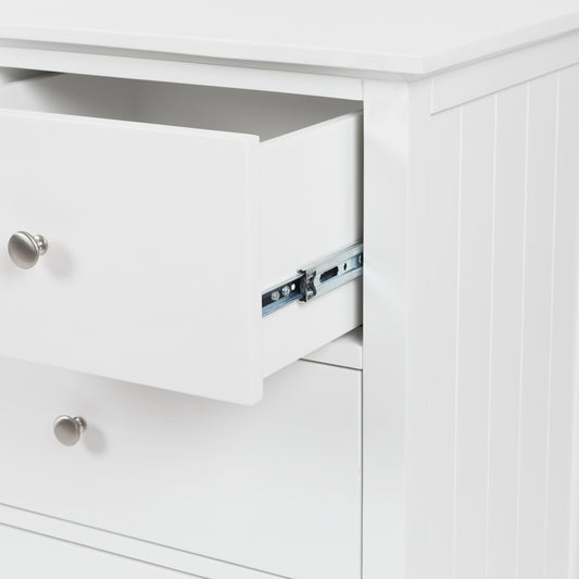 Modern children’s dresser with removable stainless steel pulls