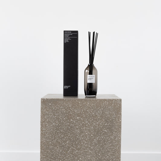 Styled interior featuring Ashley & Co Costa Rican Tuberose diffuser