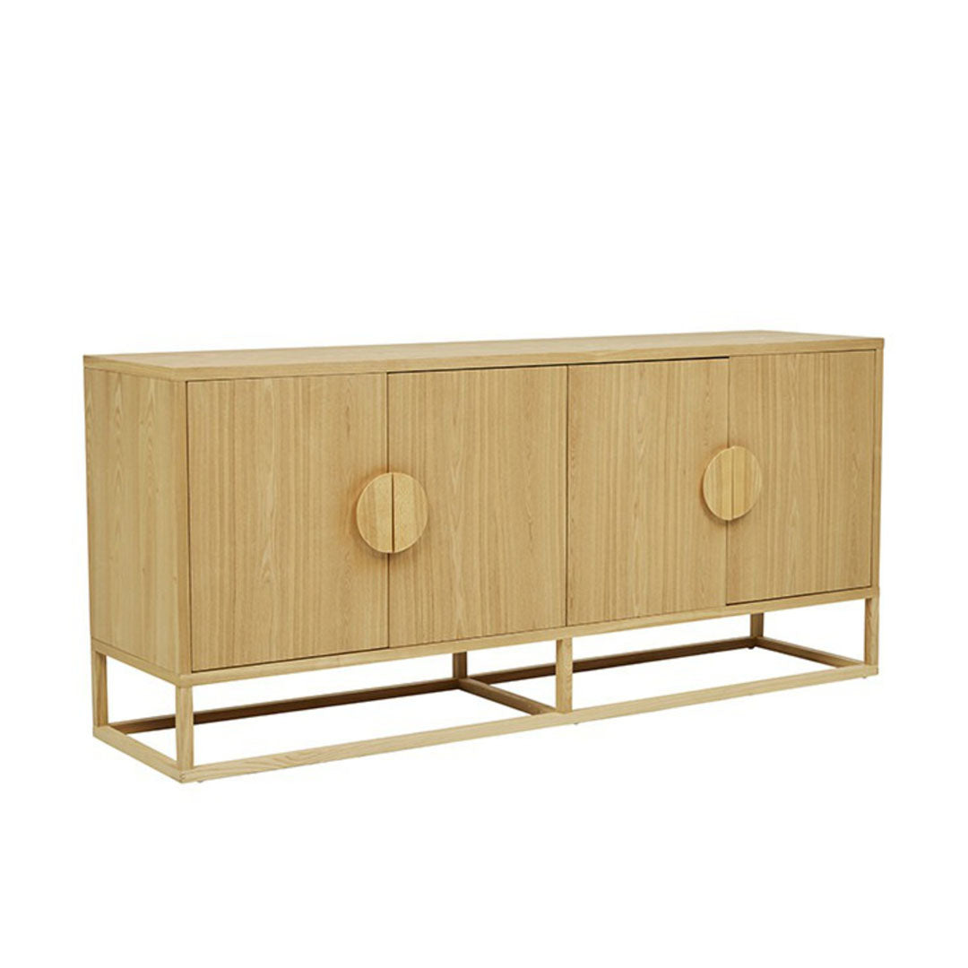Modern Benjamin Buffet with round feature handles