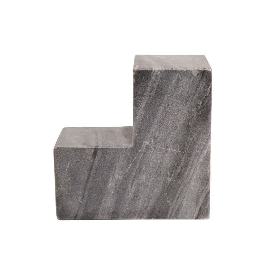 Marble "L" Shape Sculptures