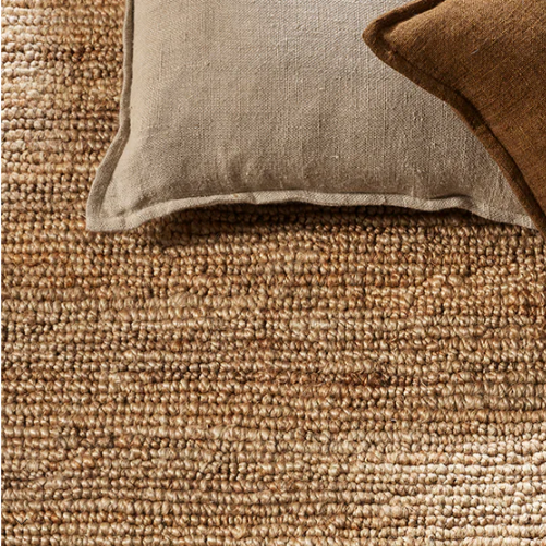 Papeete handknotted jute floor rug in golden tones – BLACK Concept Store