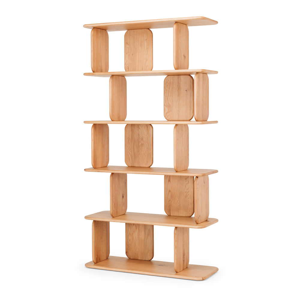 Solid oak furniture showcasing natural medullary ray patterns