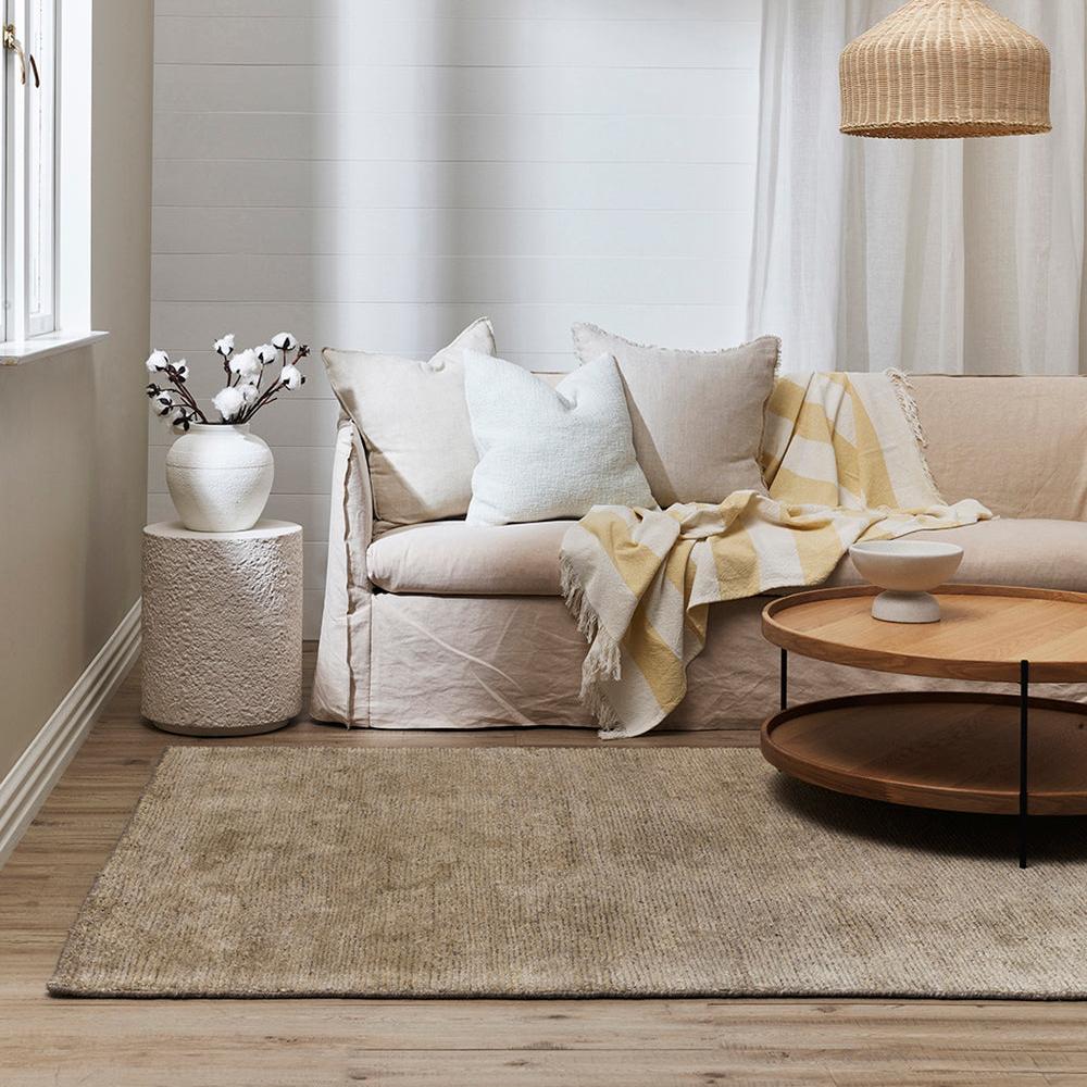 Bamboo silk and jute rug adding warmth and sophistication to home interiors – BLACK Concept Store