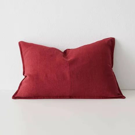 Como European linen cushion with soft vintage finish – BLACK Concept Store