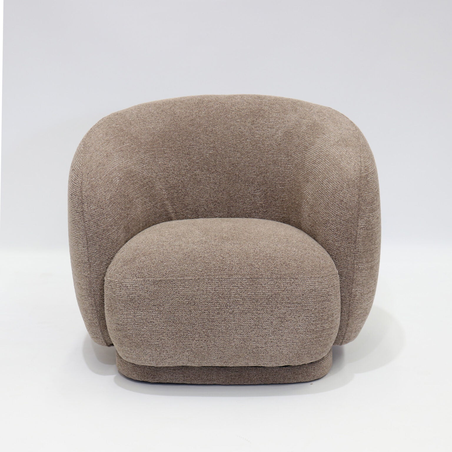 A soft, contemporary occasional chair in a warm cream tone, designed to bring comfort and understated elegance to any space.
