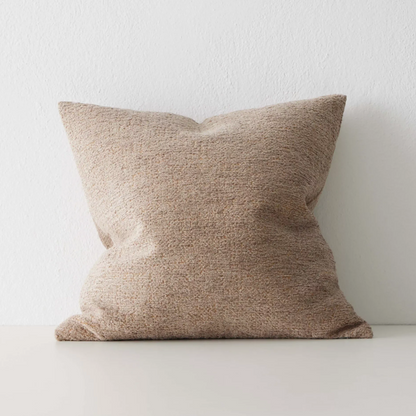 Shop the Laurent 50x50cm cushion – a rich chenille and dry yarn blend with subtle sheen, perfect for adding texture and elegance to contemporary interiors.