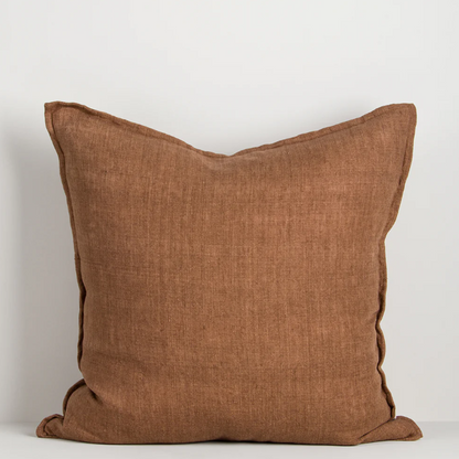 The Cassia 50x50cm cushion is handwoven from 100% linen with a refined flange edge, offering a timeless and contemporary accent for relaxed interiors.