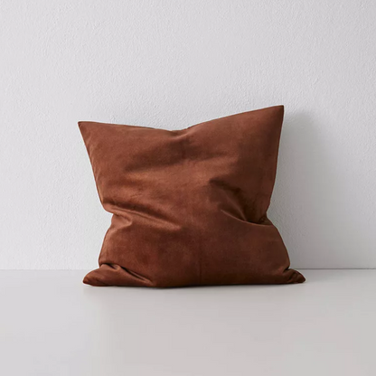 Shop the Ava 50x50cm cushion – a velvet-look design with soft printed texture, offering a versatile, low-maintenance option for modern interiors.