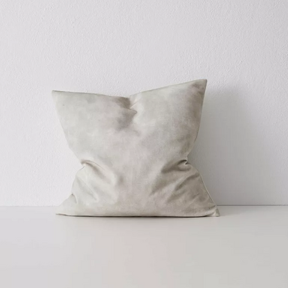 Shop the Ava 50x50cm cushion – a velvet-look design with soft printed texture, offering a versatile, low-maintenance option for modern interiors.