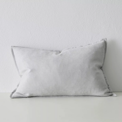 Shop the Fiore 50x50cm and 40x60cm lumbar cushions – linen-blend chenille with vintage-inspired sheen, providing texture and classic elegance for any interior.