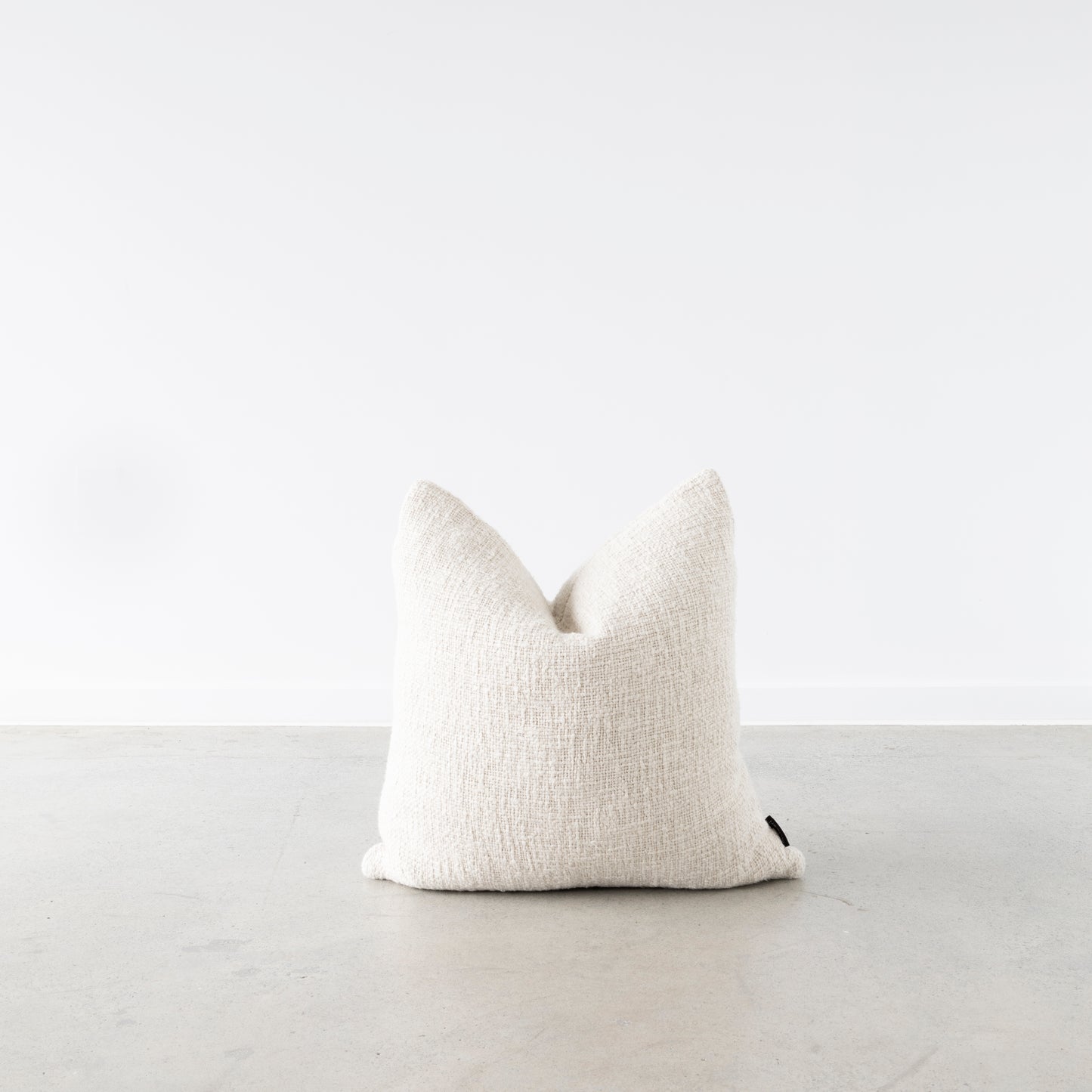 50cm x 50cm rustic textured cushion with premium feather inner