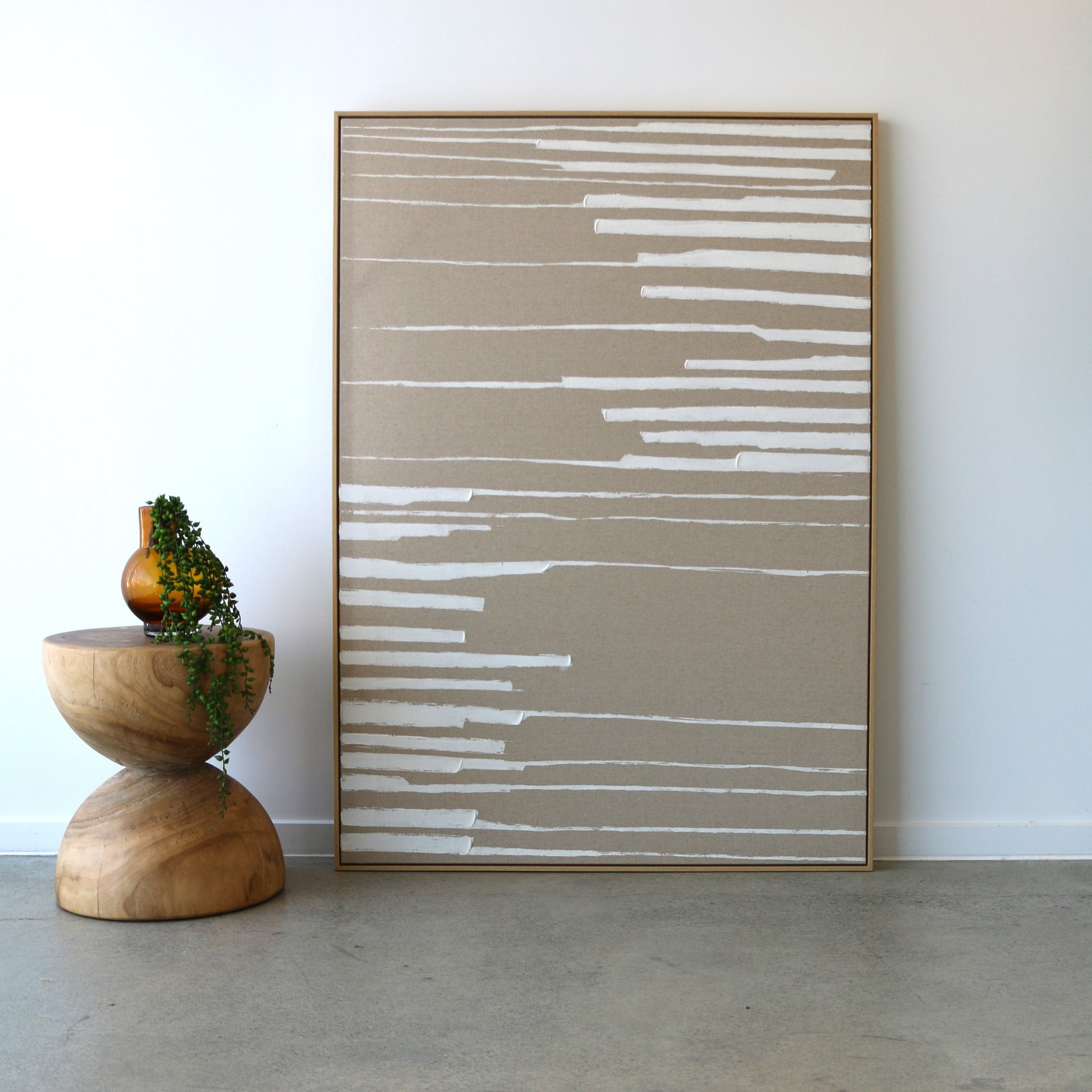 Contemporary Hand Painted on Linen artwork – BLACK Concept Store