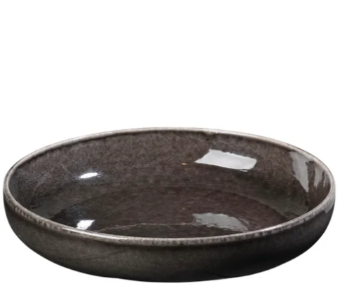 Nordic Coal Low Bowl