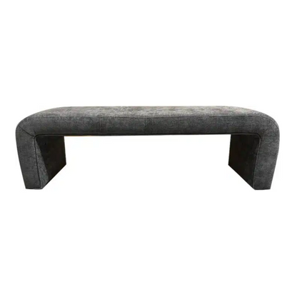 Mako Bench, upholstered bench, 157cm bench, polyester fabric bench, dining seating bench