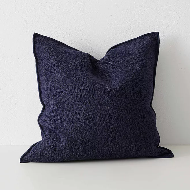 Shop the Alberto 50x50cm cushion – a soft-touch bouclé design offering cosy texture and timeless style for modern interiors.