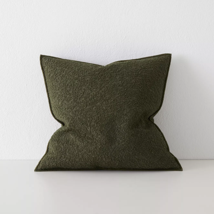 Shop the Alberto 50x50cm cushion – a soft-touch bouclé design offering cosy texture and timeless style for modern interiors.