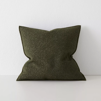Shop the Alberto 50x50cm cushion – a soft-touch bouclé design offering cosy texture and timeless style for modern interiors.