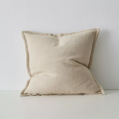 Shop the Figlio 50x50cm cushion – a chunky woven linen-look design with feature flange, perfect for layered styling or as a statement accent in your home.