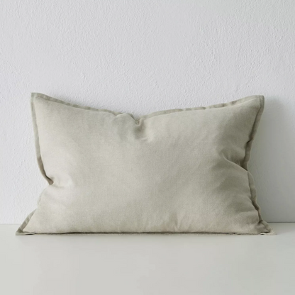 Shop the Fiore 50x50cm and 40x60cm lumbar cushions – linen-blend chenille with vintage-inspired sheen, providing texture and classic elegance for any interior.