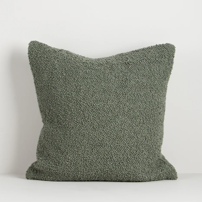 Texture outdoor cushion constructed with recycled materials