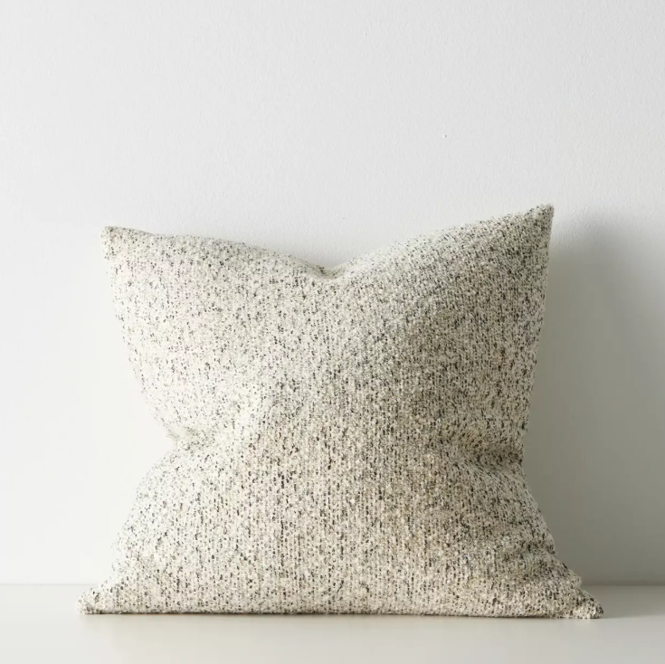 Shop the Lisette 50x50cm cushion – a chunky, textured design in versatile textural colours, perfect for layering or as a statement accent in your home.