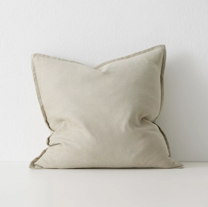 Shop the Fiore 50x50cm and 40x60cm lumbar cushions – linen-blend chenille with vintage-inspired sheen, providing texture and classic elegance for any interior.