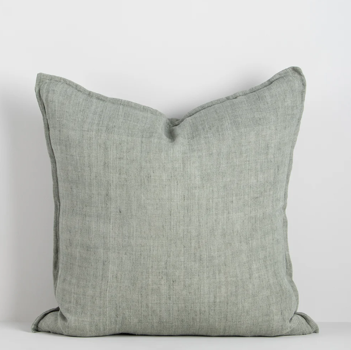 The Cassia 50x50cm cushion is handwoven from 100% linen with a refined flange edge, offering a timeless and contemporary accent for relaxed interiors.