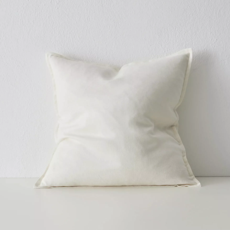 Shop the Fiore 50x50cm and 40x60cm lumbar cushions – linen-blend chenille with vintage-inspired sheen, providing texture and classic elegance for any interior.