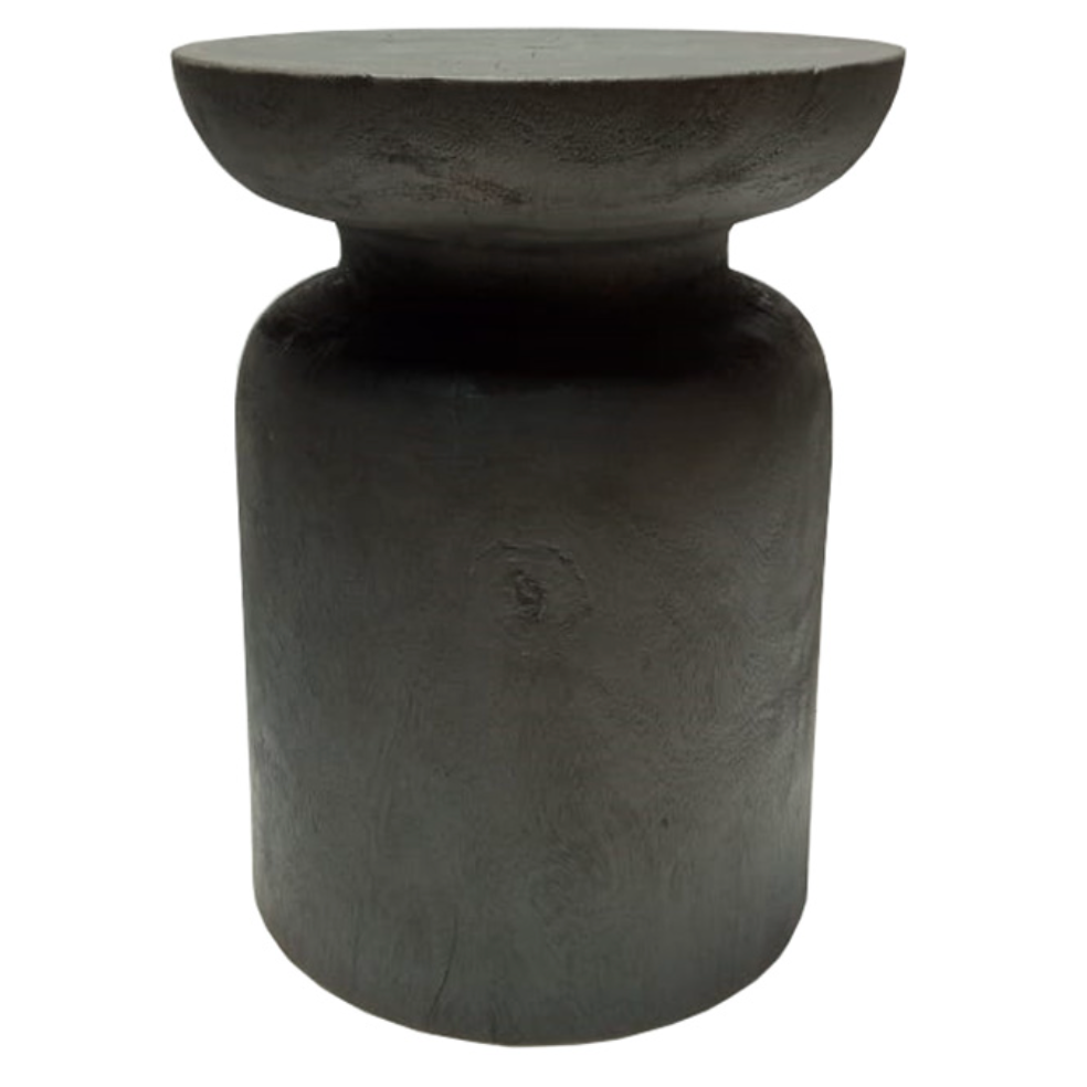 Java Bandul solid wood side table with natural timber cracks