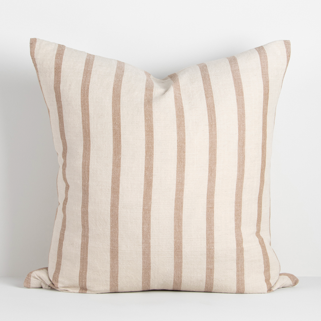 Close-up of texture on Hampton Cushion, highlighting natural fibres – BLACK Concept Store