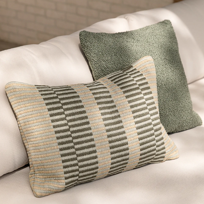 Textured Outdoor Cushion made from Recycled PET Yard