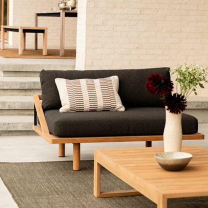 Textured Outdoor Cushion made from Recycled PET Yard