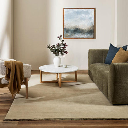 Luxurious wool rug for indoor living spaces