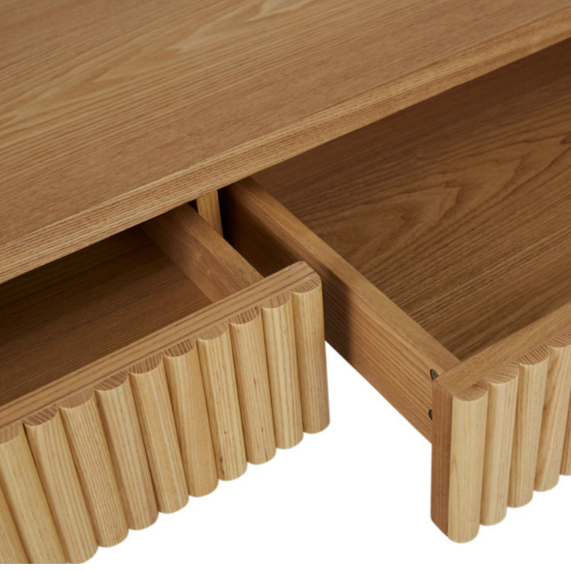 Benjamin Ripple Grand Console Table in contemporary design