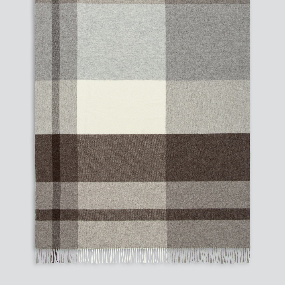 Close-up of luxurious pure New Zealand wool texture