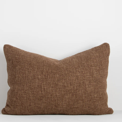 Warm-toned textured cushion for living and bedroom – BLACK Concept Store