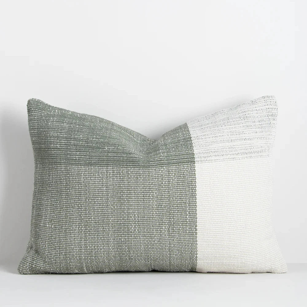 Textured cushion suitable for indoor and outdoor settings